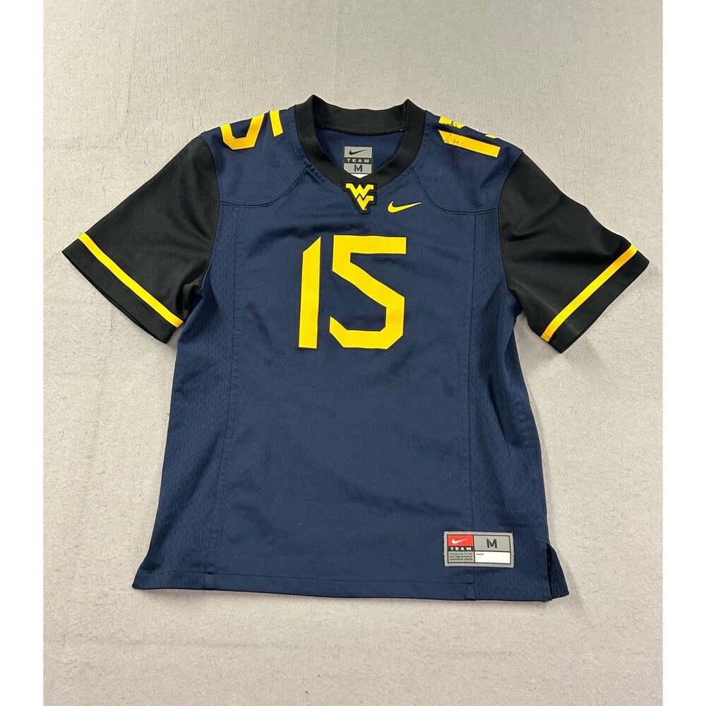 Kids Nike West Virginia Mountaineers #15 Jersey Blue